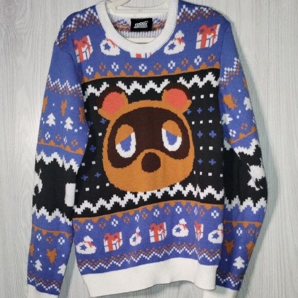 Animal Crossing Pull Over Sweater - Picture 1 of 5